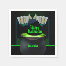 Svartvit och Grönt - fönster Pappersservett