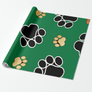 Svartvit och ljummet hund-hund-papp presentpapper