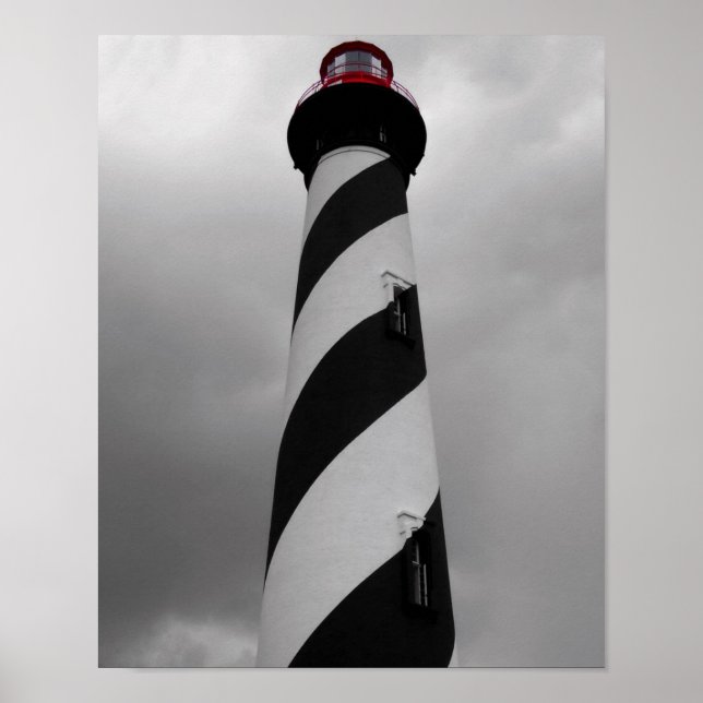 Svartvit och röd Poster (Framsidan)