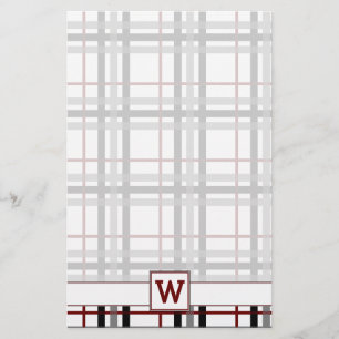 Svartvit och rödblekt papper