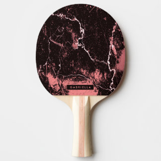 Svartvit och Rosa Abstrakt Pingisracket