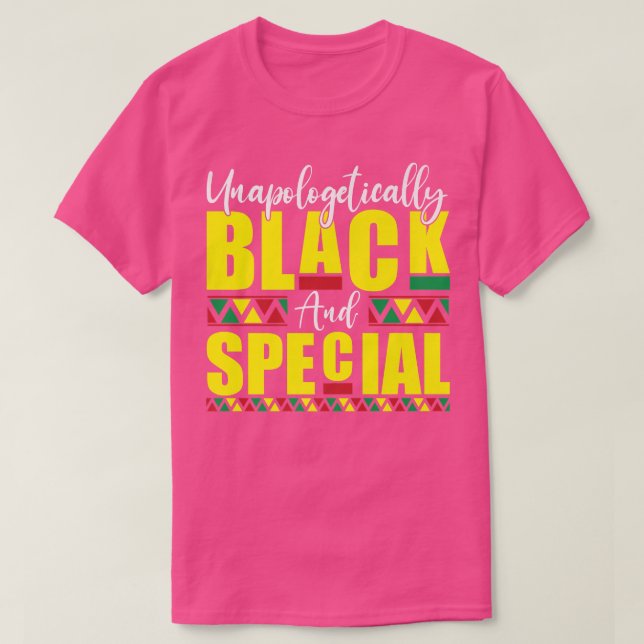 Svartvit och Speciell historik månad P T Shirt (Design framsida)