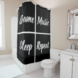 Svartvit och vit kvadrat med funny Ord