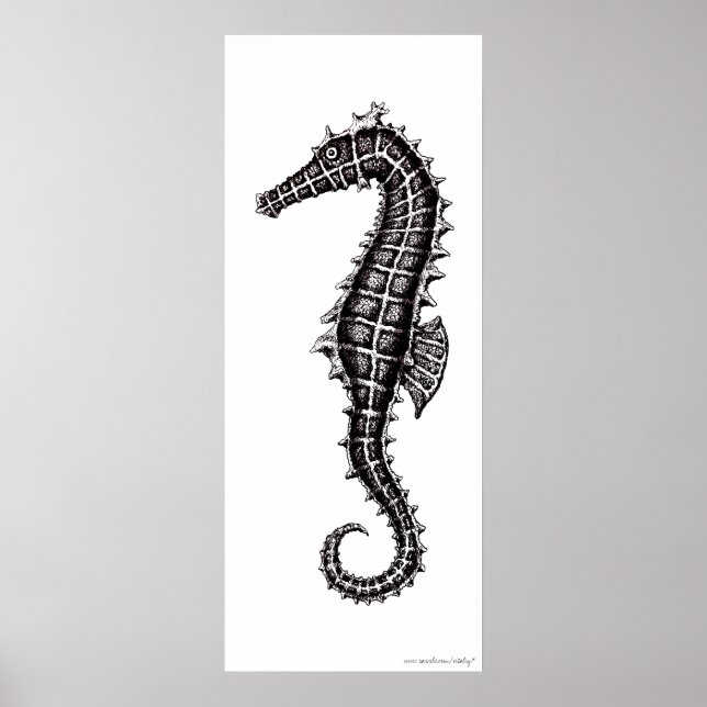 Svartvit och vit teckning poster (Framsidan)