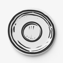 Svartvit optisk bild av 2D Party