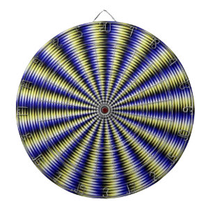 Svartvit optisk Illusion Darttavla