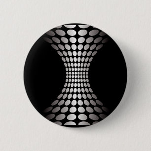 Svartvit optisk illusion knapp