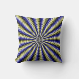 Svartvit optisk Illusion Kudde