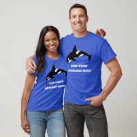 Svartvit Orca, Killer Whale Anpassningsbar Message