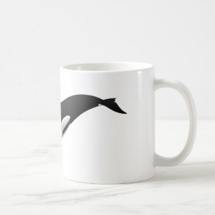 Svartvit Orcaspäckhuggare Kaffemugg