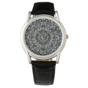 Svartvit orientalisk Matta Armbandsur