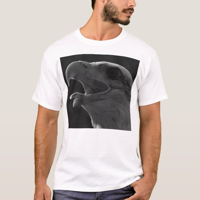Svartvit öring t-shirt (Framsida)