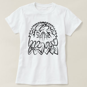 Svartvit ört t shirt