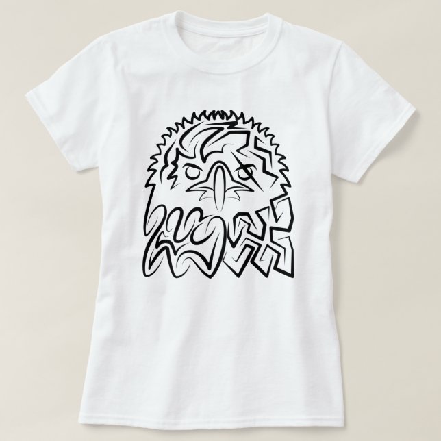 Svartvit ört t shirt (Design framsida)