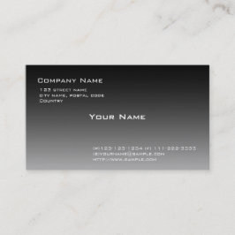 svartvit övertoning visitkort