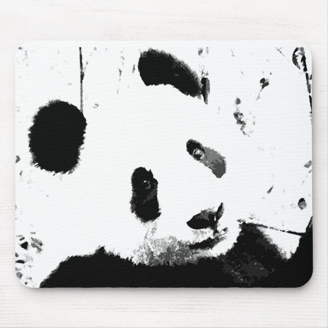 Svartvit Panda Musmatta (Framsidan)