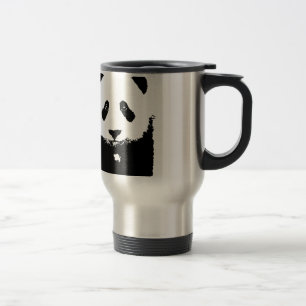 Svartvit Panda Resemugg
