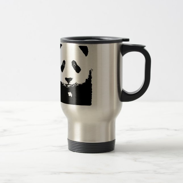 Svartvit Panda Resemugg (Höger)