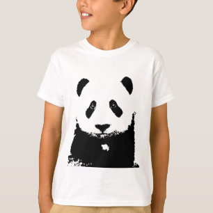 Svartvit Panda T-shirt