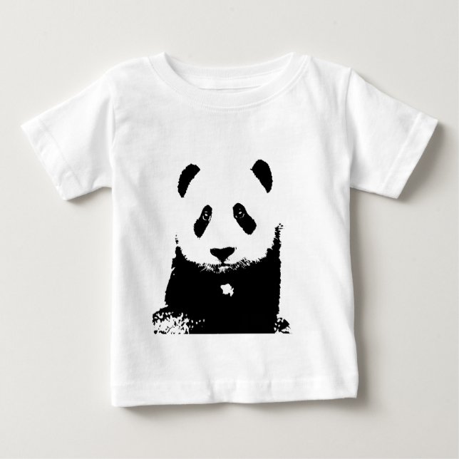 Svartvit Panda Tröja (Framsida)