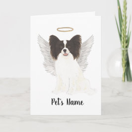 Svartvit papillon Sympathy Memorial Kort