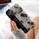 Svartvit par namn 3-fotosamlingsnät<br><div class="desc">Modern svarta och vita hjärtan par namn 4-fotosamlingsladd,  perfekt för ett par eller bästa vänner.</div>