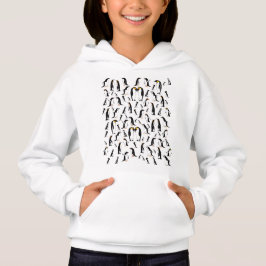 Svartvit penguin Mönster T Shirt