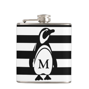 Svartvit penguin och Rand Monogram Fickplunta