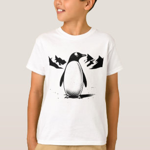 Svartvit Penguin T Shirt