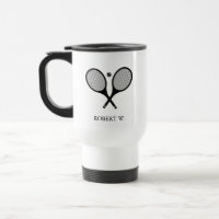 Svartvit Personlig Namn Monogram tennis
