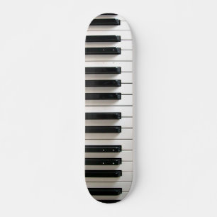 svartvit piano tangentbord mini skateboard bräda 18,5 cm