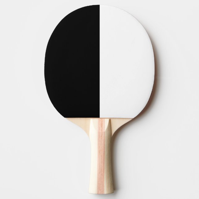 Svartvit Pingisracket (Framsidan)