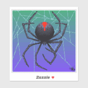 Svartvit pixel klistermärken