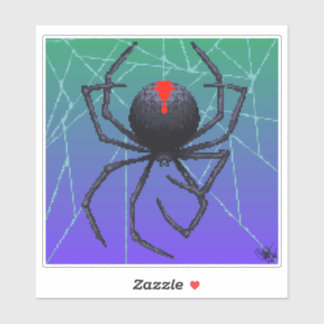 Svartvit pixel klistermärken