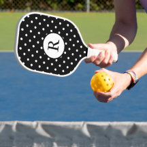 Svartvit Polka dots