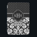 Svartvit Polka dots Monogram iPad Mini Skydd<br><div class="desc">Den moderna snyggten iPad-fallsdesignen har en blandning av dämpningsmönster för polka dots och elegant vintage i chic med initialer eller namn i monogrammet i en quatrefoil personlig. Klicka på Anpassa om du vill ändra teckensnitt och färg om du vill skapa ditt eget unika teckensnitt av ett slag!</div>
