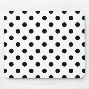 Svartvit Polka dots Musmatta
