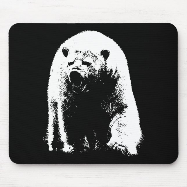 Svartvit popkonst, Polar Bear Musmatta (Framsidan)