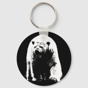 Svartvit popkonst, Polar Bear Nyckelring