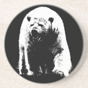 Svartvit popkonst, Polar Bear Underlägg