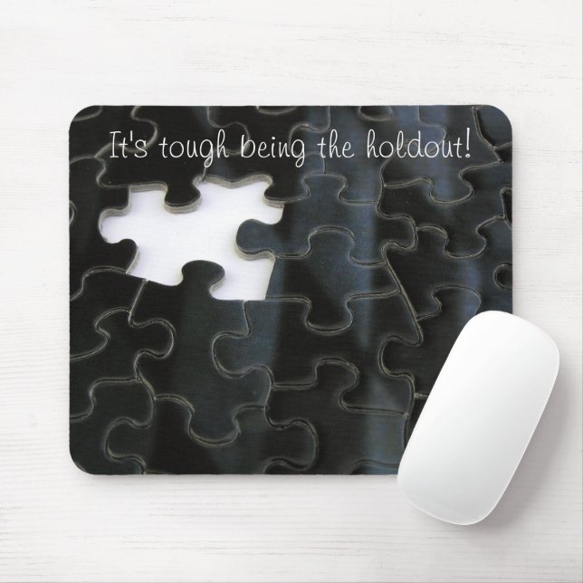 Svartvit Puzzle Biet-mall saknas Musmatta (Med mus)