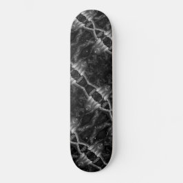 Svartvit pytonorm i Träd Photo Mini Skateboard Bräda 18,5 Cm