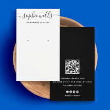 Svartvit QR-kodsavläsning, Visning