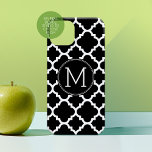 Svartvit Quatrefoil Mönster Anpassningsbar Monogra<br><div class="desc">En klassisk design och elegant för vem som helst. Trendig färg och monogram finns tillgängliga. En retro mönster med en modern tvist. Objekt är enklare att anpassa när du ersätter all text först. Om teckningen fortfarande behöver justeras klickar du på knappen Anpassa den här. Detta kommer att föra dig till...</div>