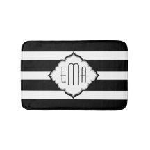 Svartvit Rand Geometric Mönster