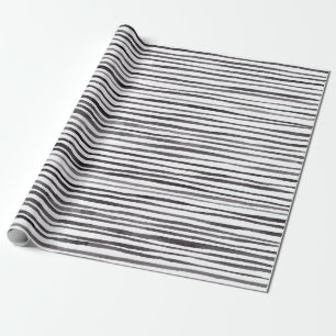 Svartvit Rand-jul Presentpapper