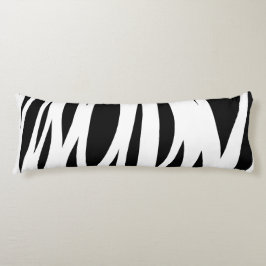 Svartvit Rand Kroppskudde