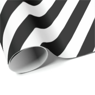 Svartvit Rand med 30 x 6 projektionsytor Presentpapper