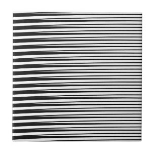 Svartvit Rand Ombre Mönster Abstrakt Decor Kakelplatta