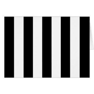 Svartvit Rand, stripe Mönster, Linjer Hälsningskort